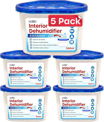 volila Disposable Dehumidifier Tubs - 5 Pack Superb Condensation ...