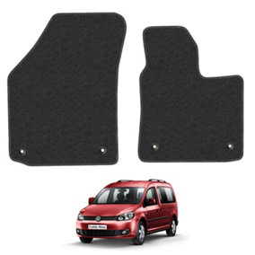 Volkswagen VW Caddy 2004-2015 Van Floor Mats Tailored Fit Carpet Anti-Slip Set