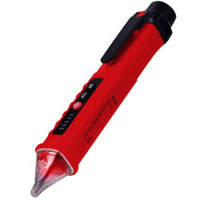 Audible Sans Écran Tactile AC Voltage Détecteur Testeur Avec LED Torche Lumière