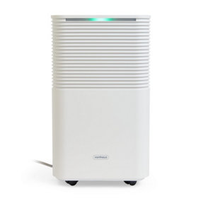 VonHaus 12L/Day Dehumidifier, 24 Hr Timer, Continuous Drainage, for Damp/Condensation, Laundry Drying, Mould/Smell Control