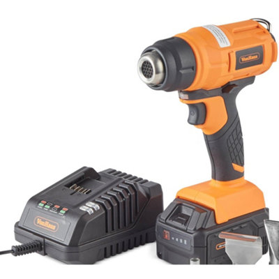 VonHaus 18V Cordless Heat Gun, Hot Air Paint Stripping, Soldering, Thaw  Frozen Pipes, Loosen Adhesives, Battery Included