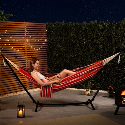 Vonhaus hammock best sale with metal frame