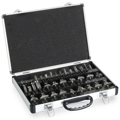VonHaus 35 Pc Router Bits Set, 6.35mm (1/4