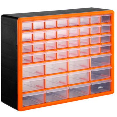 VonHaus 44 Drawer Organiser Cabinet - Multi Drawer Garage, Shed & Home Organiser - DIY Tool Box for Storing DIY Bits & Fixings