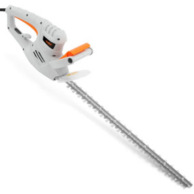 VonHaus 550W Electric Hedge Trimmer w/ 60cm Blade & Cover, Lightweight 1700RPM Hedge Cutter w/ 10m Cable, 16mm Cutting Diameter