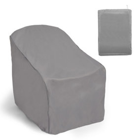 VonHaus Adirondack Chair Cover, Heavy Duty Waterproof Garden Chair Cover, 420D Polyester Anti UV Weatherproof Mesh, 88x68x55/90cm