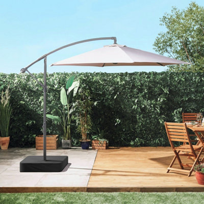 argos patio umbrella base Papas Pram Umbrella Argos 3M Large Garden Hanging Parasol Cantilever Sun  Shade Patio Banana Umbrella No