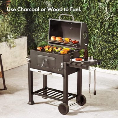 VonHaus BBQ, Charcoal Barbecue, Portable BBQ for Garden, for