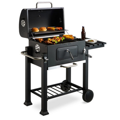 VonHaus BBQ, Charcoal Barbecue, Portable BBQ for Garden, for