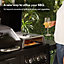 VonHaus BBQ Pizza Oven Outdoor, for Charcoal & Gas Barbecue Grills, Stainless Steel, Temperature Gauge, Carry Handles