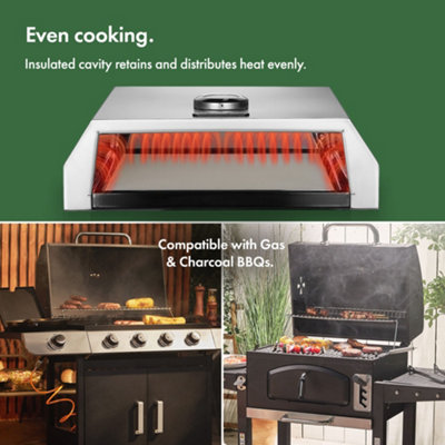 Pizza oven for gas grill sales