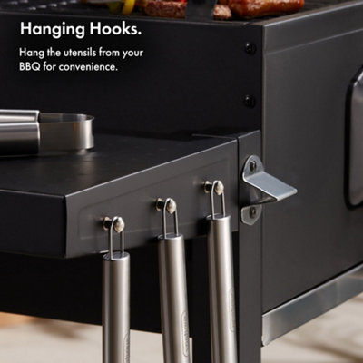 VonHaus BBQ Tool Set with Case, 20Pc BBQ Accessories Kit w