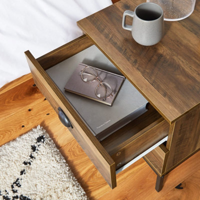 Rustic side deals tables for bedroom