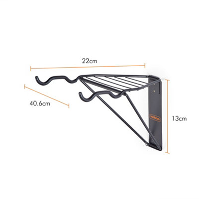 VonHaus Bike Rack with Shelf - 3