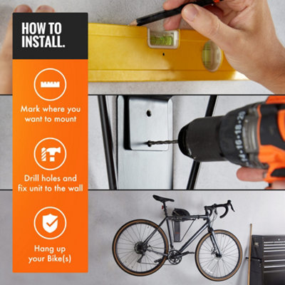 Bike wall mount online b&q