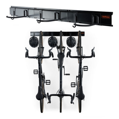 VonHaus Bike Wall Mount For 3x Bike and 3x Helmet