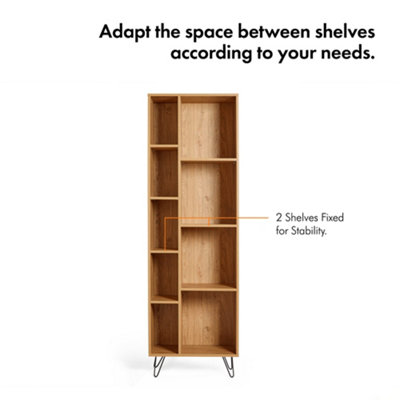 Tall bookcase 2024 with legs