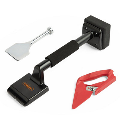 VonHaus Carpet Stretcher, Carpet Fitting Kit with Cutter & Steel Bolster
