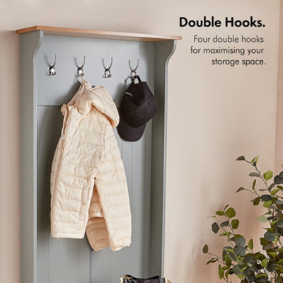 Slimline discount coat rack