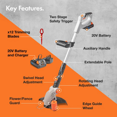 Vonhaus cordless strimmer discount