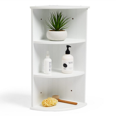 Free standing deals corner shelf unit