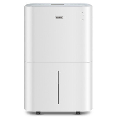 VonHaus Dehumidifier 20L/Day, 24 Hr Timer, Continuous Drainage, for Damp/Condensation, Laundry Drying, Mould/Smell Control