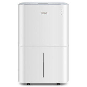 VonHaus Dehumidifier 20L/Day, 24 Hr Timer, Continuous Drainage, for Damp/Condensation, Laundry Drying, Mould/Smell Control