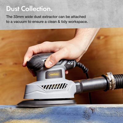 Electric sander deals with dust collector