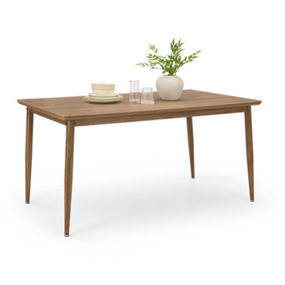 Vonhaus Dining Table, 6 Seater Kitchen Table for Dining Room ...