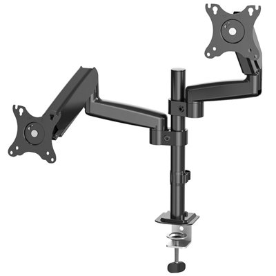 VonHaus Dual Monitor Arm Desk Mount for 1332 Inch Monitors Dual Gas