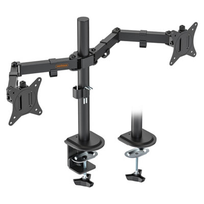 VonHaus Dual Monitor Arm for 13 to 32 Inch Screens - Dual Monitor