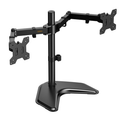 Dual Monitor Stand For Desk, Fits 10-30 Inch Screens, Tilt 180° Rotate 360° | UK