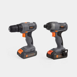 VonHaus E-Series 18V 2.0Ah Li-ion Cordless Brushed Combi drill 3500207 - 2 batteries included