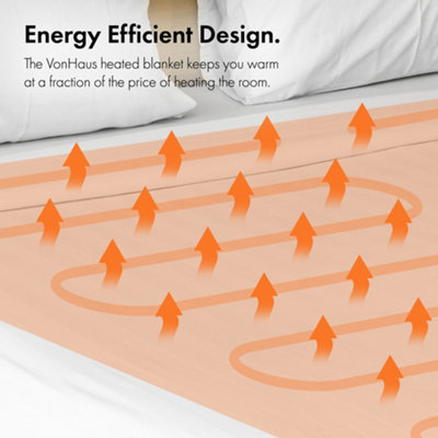 Tontine electric blanket with removable mattress topper sales