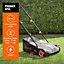 VonHaus Electric Garden Rake 1300W, Lawn Raker with 28L Collection Box & 10m Cable, Removes Moss from All Grass Areas