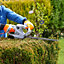 VonHaus Electric Hedge Trimmer, 41cm Blade Length - Bush Cutter with 450W Power, Protective Cover, Safety Trigger & 6m Power Cable