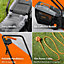 VonHaus Electric Lawnmower 1200W, Corded, 30L Collection Box, 3 Depth Settings, 32cm Cutting Width, 10m Power Cord