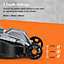 VonHaus Electric Lawnmower 1200W, Corded, 30L Collection Box, 3 Depth Settings, 32cm Cutting Width, 10m Power Cord