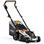 VonHaus Electric Lawnmower 1800W, Corded, 52L Collection Box, 5 Cutting Heights, 43cm Cutting Width, 12m Power Cord
