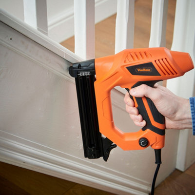 VonHaus Electric Nail Gun 9A 2 in 1 Brad Nailer Electric Staple Gun with Staples