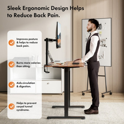 Sleek on sale standing desk