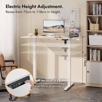 Adjustable Electric Standing Desk With 3 Memory Settings