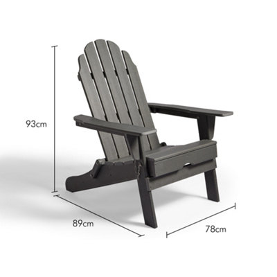 Bethune plastic deals adirondack chair