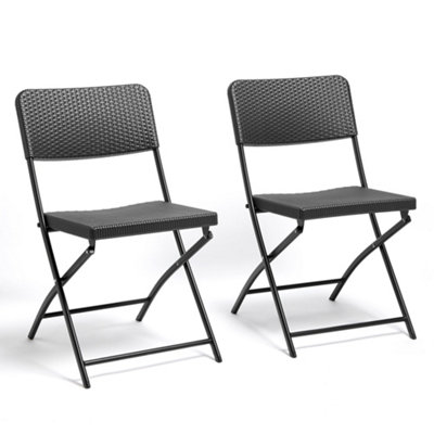 Black fold deals away chairs