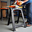 VonHaus Folding Saw Horse Twin Pack, Trestle Table Legs with Rubber Inserts Support Bars Pack Huge 150kg Max Load