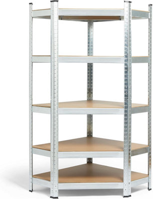 VonHaus Garage Shelving Units, Heavy Duty Shelving Unit for Home, Office & Garage, 5-Tier Shelving Unit, 175kg Capacity p/Shelf