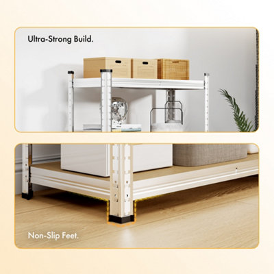 VonHaus Garage Shelving Units, Heavy Duty Shelving Unit for Home, Office & Garage Storage, 5-Tier Shelving, 175kg Shelf Capacity