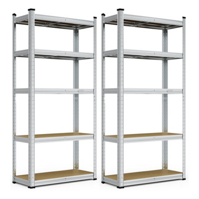 VonHaus Garage Shelving Units - Heavy Duty Shelving Unit For Home, Off U2013 Black Flag Horticulture