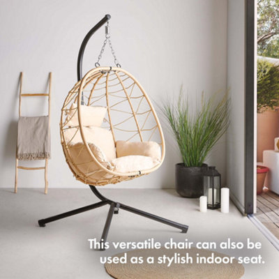 Bedroom swing on sale chair with stand