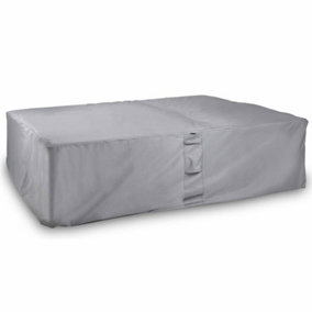 VonHaus Garden Furniture Cover, Waterproof Outdoor Cover, Anti-UV, Heavy Duty Grey Polyester w/ Drawstring, 250 x 200 x 85cm